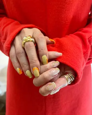 ネイル kiii.__ ✴︎*のネイルデザイン