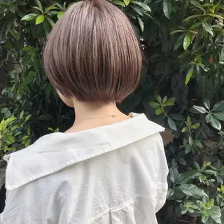 ショート HARUNA🤍 大人ショートヘアのヘアスタイル