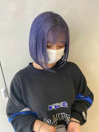 ショート カラー nishido ハイライト/海外ヘアのヘアスタイル