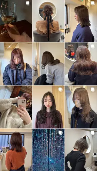 ロング カラー CLOVE所属・下石怜子/レイヤー/ 透明感カラーのヘアスタイル