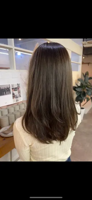 ロング KOHEI/ブリーチ •縮毛矯正モデル募集のヘアスタイル