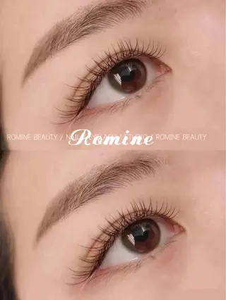 マツエク・マツパ アイブロウ Romine アイラッシュ&ネイルのマツエク・マツパデザイン