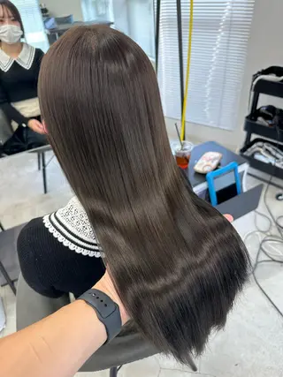 ロング カラー ✨大人韓国レイヤー ✨吉原 潤✨のヘアスタイル