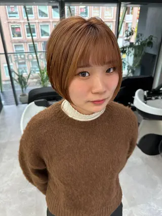 ショート カラー 似合わせスタイル 岡田勇哉のヘアスタイル