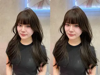 ミディアム MOE 福岡韓国ヘア✧︎のヘアスタイル