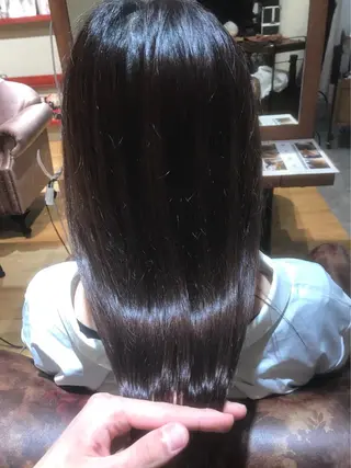 ロング カラー パーマ ヘアアレンジ メンズ キッズ ネイル マツエク・マツパ アティリー 西梅田のヘアスタイル