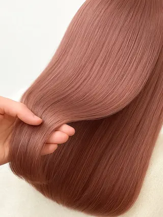 ロング 髪質改善＆白髪ぼかし カラー♡店長みやけ♡のヘアスタイル