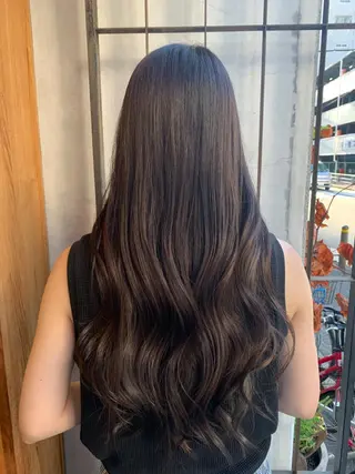 ロング 艶髪color💎髪 質改善ストレート大吉のヘアスタイル