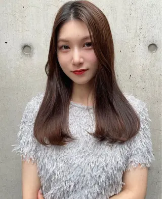 ロング カラー ヘアアレンジ 山下 加織のヘアスタイル