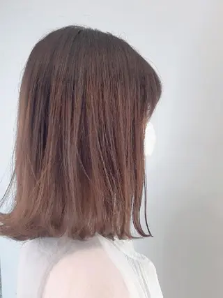 ミディアム はらだ ともこ☺︎のヘアスタイル