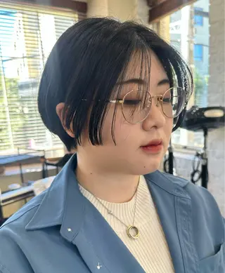 ショート ❤️アヤカ Wカラー ボブ レイヤー❤️のヘアスタイル