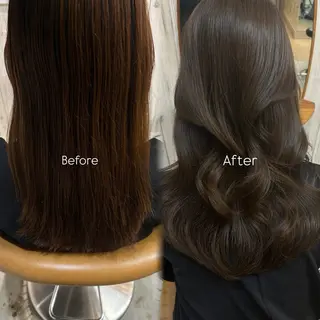 ロング カラー yuuka/透明感艶 カラー🧚🏼🫧のヘアスタイル