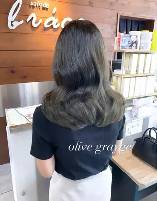 ミディアム 🫧艶髪カラー🫧 森本くるみのヘアスタイル