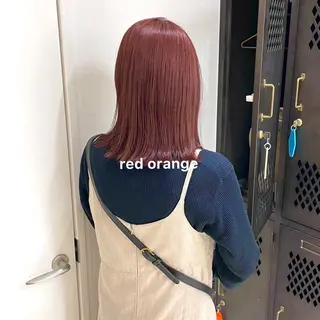 カラー 暖色カラー推し/ トヤエリコのヘアスタイル