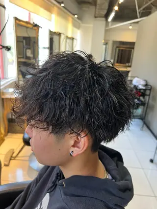パーマ メンズ パーマ特化美容師 茂木広幸のヘアスタイル