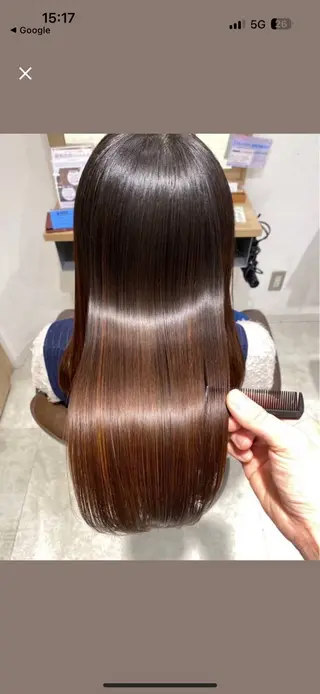 ロング アースセンター南所属・センター南 大引　優のヘアスタイル