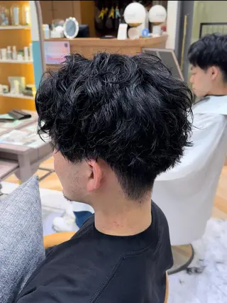 ミディアム パーマ 【池袋店 店長】伊藤 昂樹/曲がる縮毛矯正のヘアスタイル