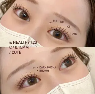 マツエク・マツパ epill Lenna .🦋のマツエク・マツパデザイン