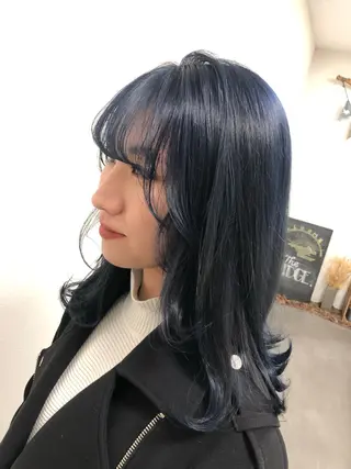 セミロング カラー tablier所属・北名古屋 /美容院カフェのヘアスタイル