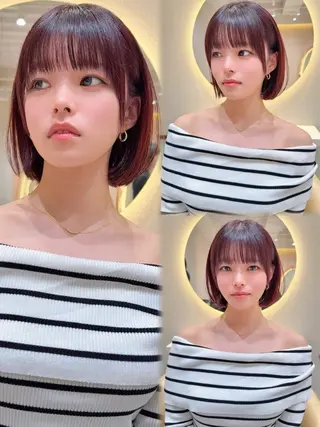 ショート カラー レイヤー❣️縮毛矯正 川村利幸のヘアスタイル