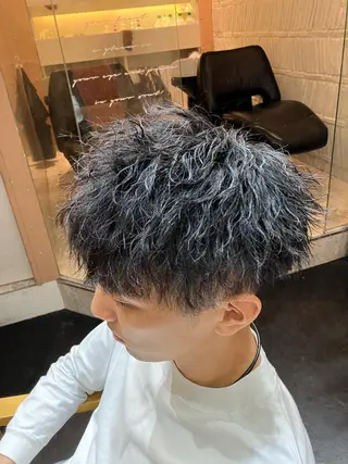 パーマ メンズ メンズ特化/パーマ/ フェードWATARUのヘアスタイル