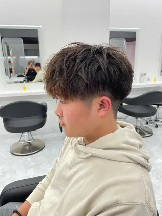 ショート カラー パーマ ヘアアレンジ メンズ 🔷横浜/メンズ TAKUMI🔷のヘアスタイル