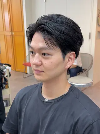 ショート パーマ メンズ JINKIメンズ特化 メンズカットパーマのヘアスタイル