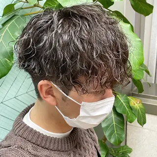 パーマ メンズ Le'a所属・渋谷/フェード/ 國分 翔のヘアスタイル
