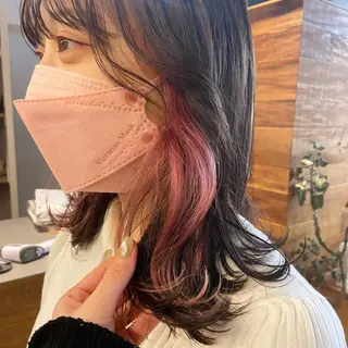 セミロング 林 優花のヘアスタイル