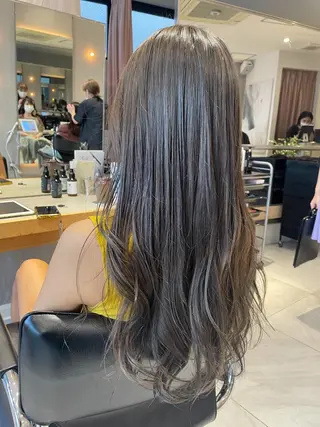 ロング カラー 圧倒的透明感カラー nana🦕のヘアスタイル