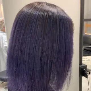 ミディアム カラー サロウィン(SALOWIN)原宿iori店所属・れい🫧 ハイトーン特化のヘアスタイル