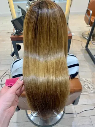 ミディアム カラー パーマ メンズ キッズ 酸熱トリートメント/ 髪質改善🌟玉井香奈のヘアスタイル