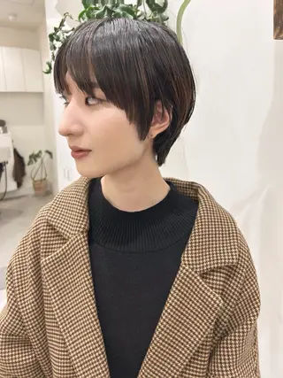 ショート 💛🤍U too e’s 鎌倉🧸のヘアスタイル