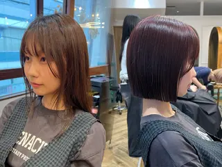 ショート 韓国レイヤーカット/ 縮毛矯正/羽田航のヘアスタイル