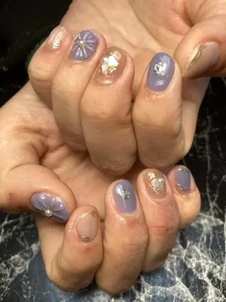 ショート ネイル ✴︎ Delightのネイルデザイン