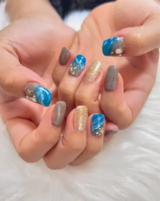 ミディアム おうちサロン by maururuのネイルデザイン