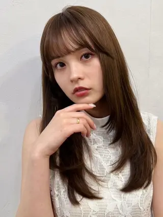 ミディアム Farbe🤍 女性限定のヘアスタイル