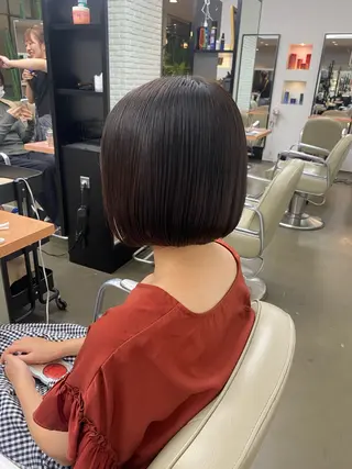 ショート DIFINOaoyama所属・🎧ayaka/ボブ /透明感カラー 🩵のヘアスタイル