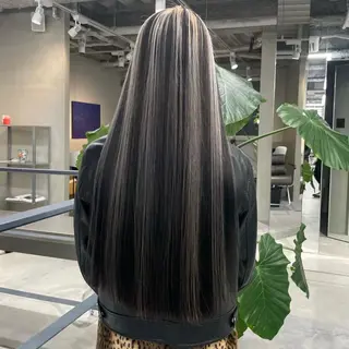 ロング カラー 花香竜太/エクステ /ハイトーンカラーのヘアスタイル