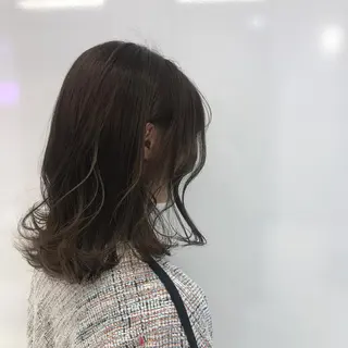 ミディアム ハッシュカット/ハイ トーン/MANAMIのヘアスタイル
