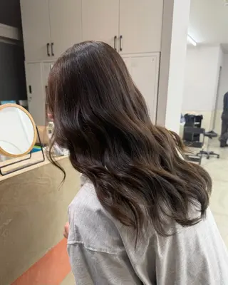 セミロング カラー sand chiharuのヘアスタイル