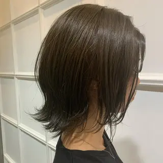 ショート カラー 髪質改善カラー&TR 縮毛矯正/弱酸性矯正のヘアスタイル