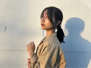 ヘアアレンジ 透明感ダブルカラー/ 諸岡ひばりのヘアスタイル