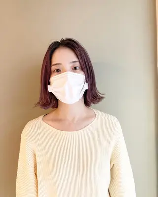 ミディアム カラー &72所属・カリスマ フォのヘアスタイル