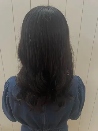 セミロング パーマ adorable万代店所属・adorable 綿貫羽南のヘアスタイル