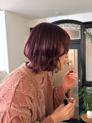 ショート ミユウ/ 暖色/ベージュのヘアスタイル