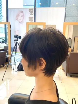 ショート ショート白髪染め無料 ／河瀬謙介のヘアスタイル