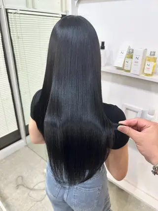 ロング カラー 髪質改善/レイヤー ストウシンゴのヘアスタイル