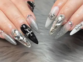 ロング カラー k nailのネイルデザイン