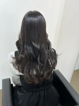 ロング 川元 春奈のヘアスタイル
